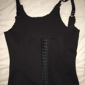 Corset Style Compression Shapewear. New. Black